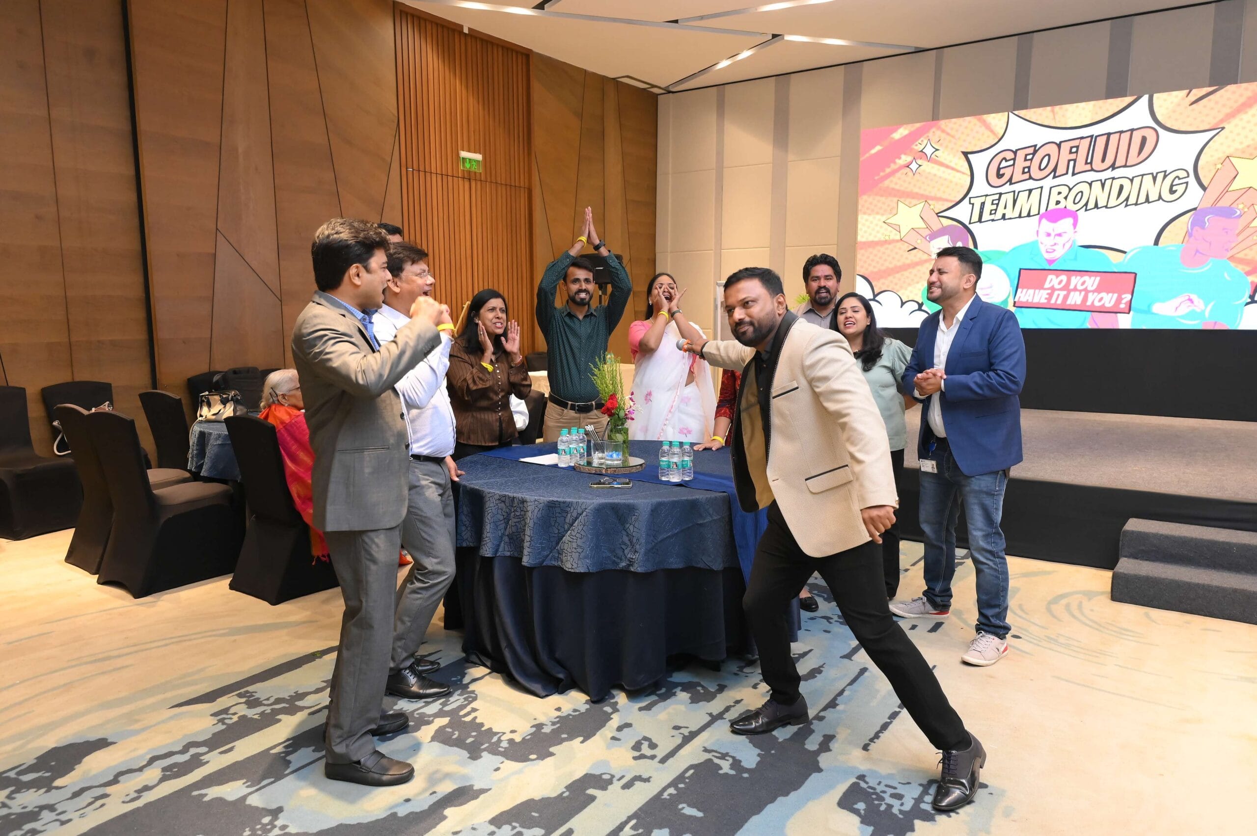 Corporate Engagement Anchor Mumbai hosting employee event