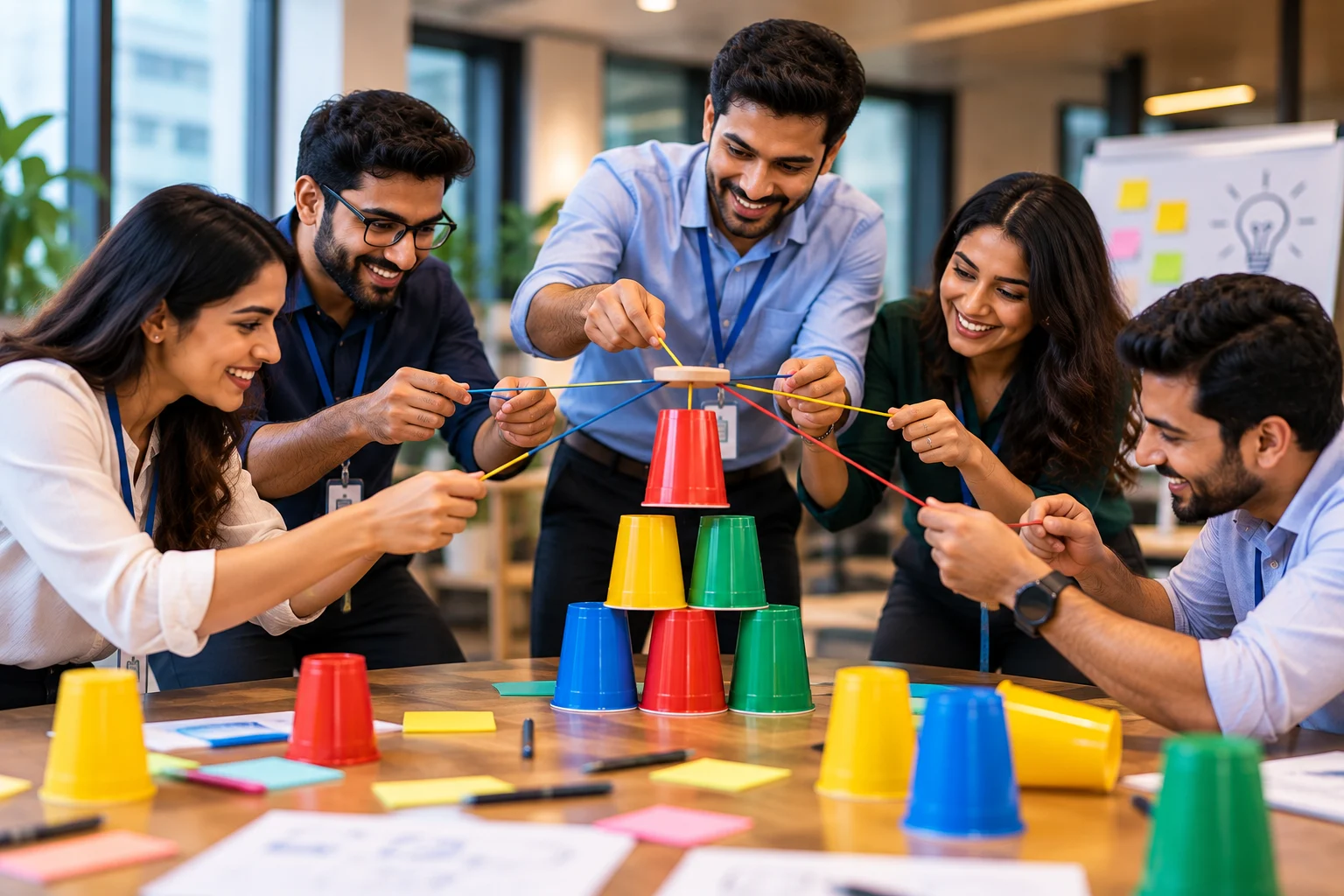 Interactive corporate mentalist experience for teams