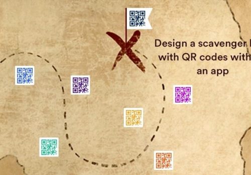 office scavenger hunt activity using qr codes