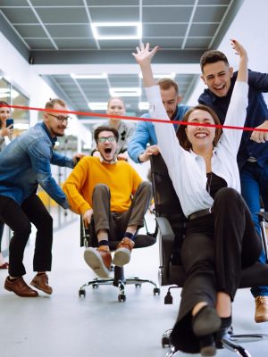 In-office corporate team building activities for employees